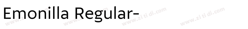 Emonilla Regular字体转换
